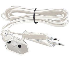 Elix 37051 Extension cord male - female 2.5m 2G0.75 H03VVH-F White