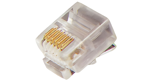 34417 modular phone connector (pack of 100 pieces)