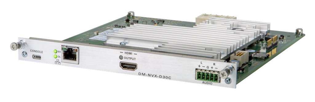 Crestron DM-NVX-D30C DM NVX 4K60 4:4:4 HDR Network AV Decoder Card