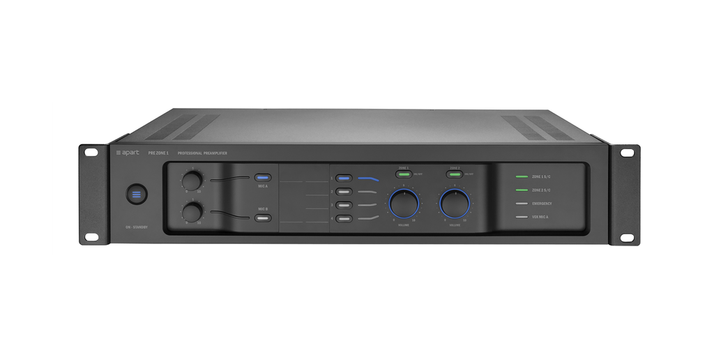 Biamp - PREZONE1 - Stereo pre-amplifier/mixer  