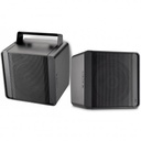 Biamp Desono KUBO5T-B (per paar) 5.25" design surface mount loudspeaker (black)