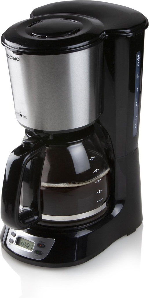 Domo DO708K Cafetière avec Minuterie 1,5l Noir