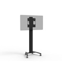 ErgoXS TRS18AV44B Chariot TV Simple Colonne 60kg Noir