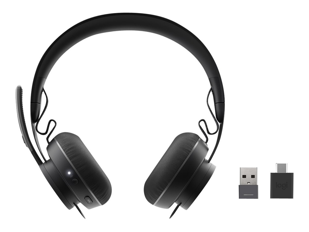 Logitech 981-000914 UC Zone Wireless Bluetooth Headset Black