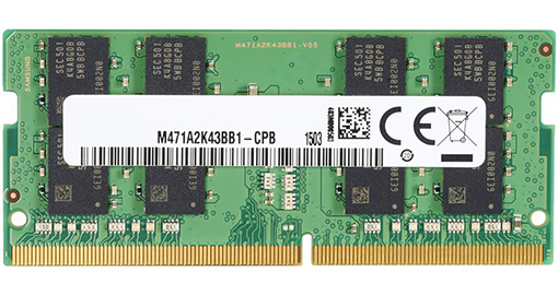 HP Notebook geheugen 8GB DDR4-3200 MHz non-ECC - 13L77AA