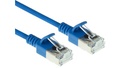 ACT U/FTP-kabel 1m LSZH CAT6A Snagless Blauw - DC7601
