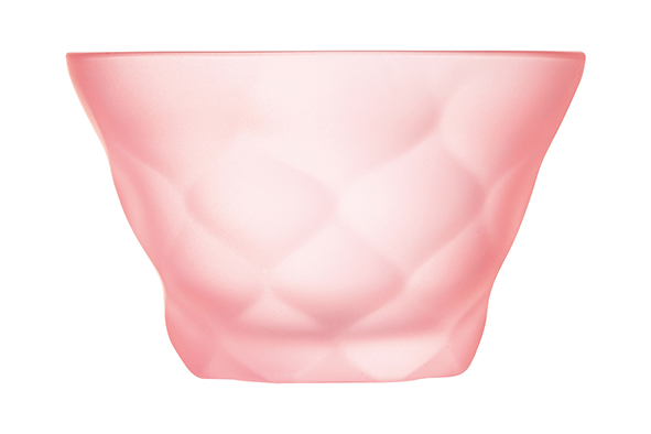 Luminarc Q0426 Sundae Iced Diamond 10(Ø)x6.2cm Verre Rose