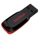 Clé USB Sandisk Cruzer Blade 128 Go Noir