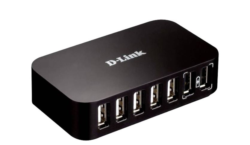 D-Link  DUB-H7/E USB Hub 7x USB-A 2.0 Zwart
