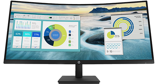 Moniteur incurvé HP 34" 3440 x 1440 à 60 Hz - 21Y56AA#ABB