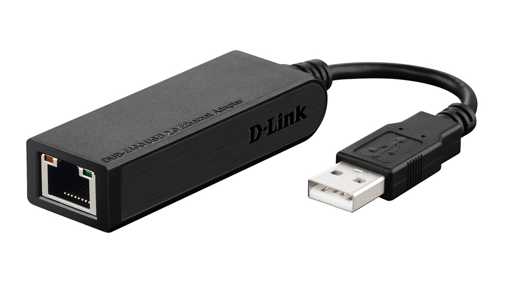 Adaptateur Ethernet D-Link DUB-E100 100 Mbps USB-A Noir
