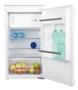 Réfrigérateur encastrable avec compartiment congélateur Exquisit EKS1804080F, étiquette F, blanc