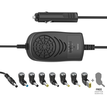 Hama 00200009 Universal car notebook adapter 15-24V/120W 1.2m Black