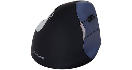 Bakker Elkhuizen Evoluent 4 Souris sans fil ergonomique bleue - BNEEVR4W