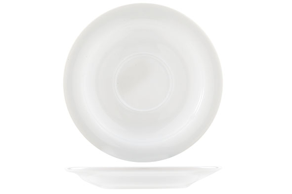 Arcoroc 22720 Ondertas 14(Ø)x1.9cm Glas Wit 