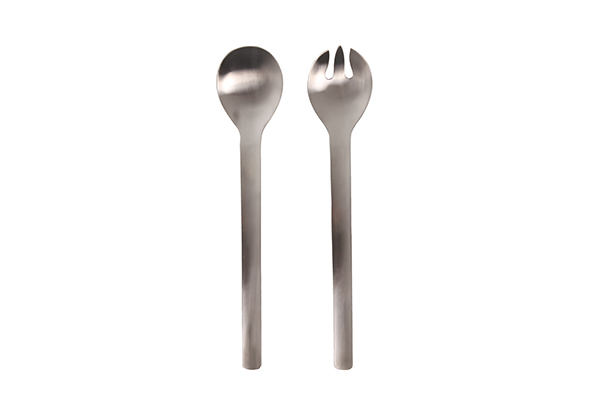 Cosy & Trendy 111320 Salad Cutlery Stainless Steel 30 cm Matte Gray