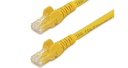 Câble de raccordement Kabel Startech 1 m jaune sans accroc UTP Cat6 N6PATC1MYL