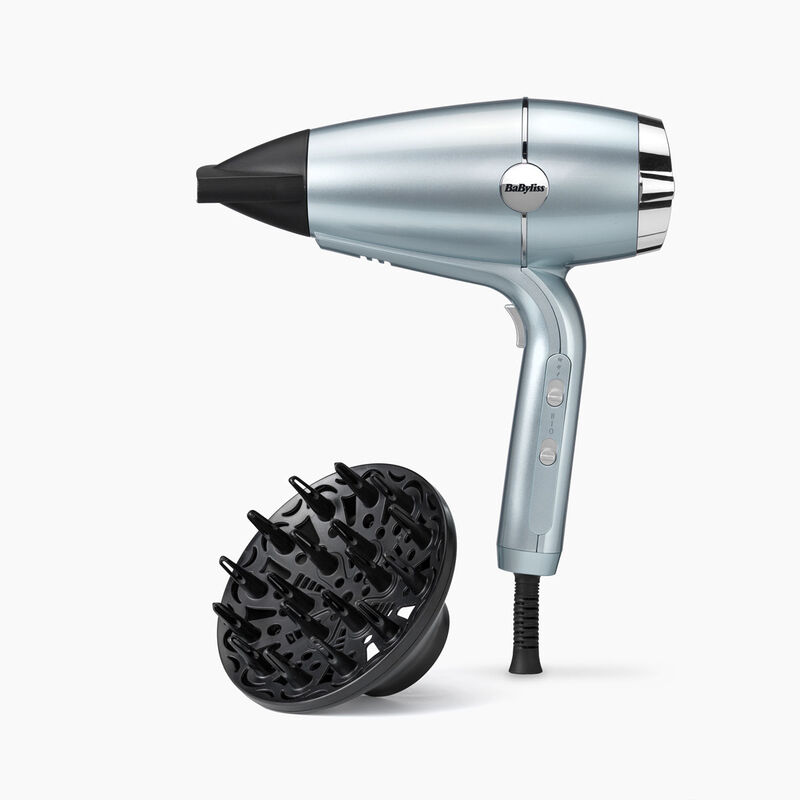 Sèche-cheveux Babyliss D773DE à moteur CC 2100 W Bleu