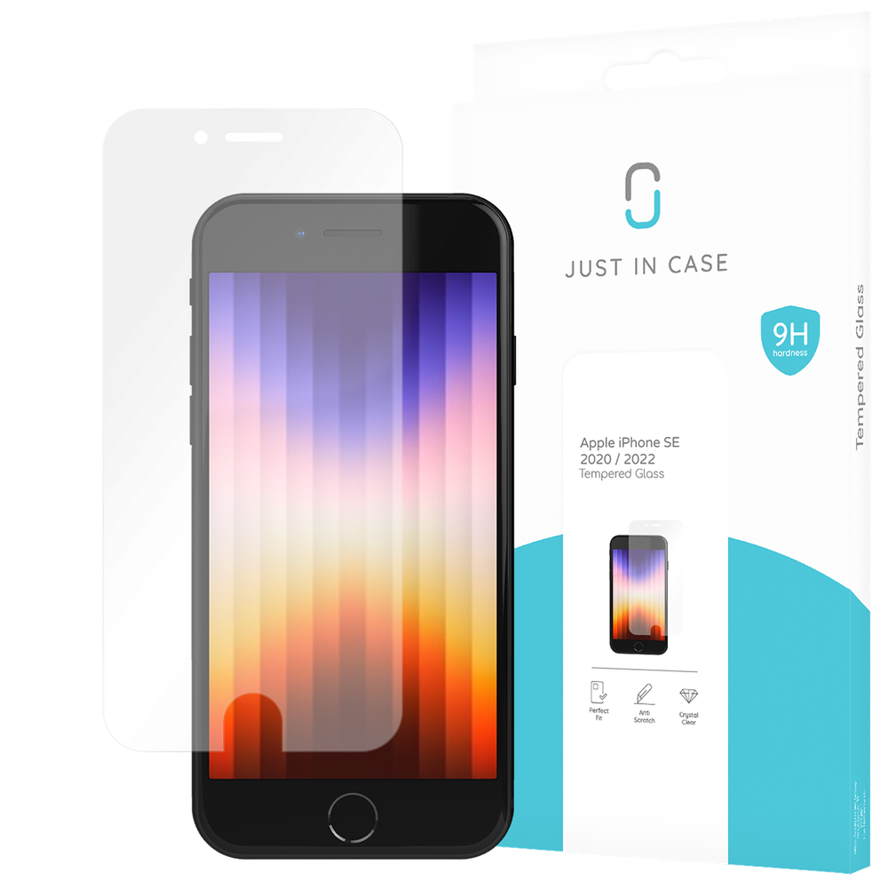 Just in Case 7836670 Screenprotector Tempered Glass iPhone SE 2020/SE 2022 