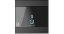 Audac WP220/B Universal wall panel - Bluetooth receiver input - 80 x 80 mm Black version