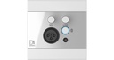 Audac - WP225/W -Universeel wandpaneel   Microfoon-, lijn  & Bluetooth-ontvanger  