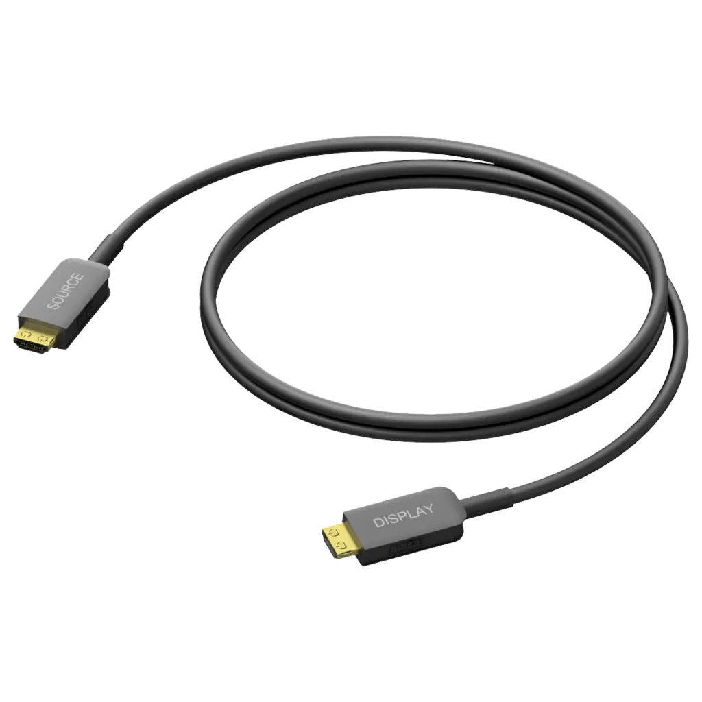 Procab CLV210A/15 Actieve Optische HDMI Kabel 15m Highflex Grijs