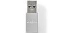 Nedis CCGB60925GY USB A naar USB C Adapter