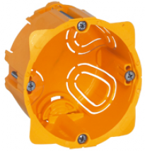 Legrand LEG080051 Boîte d'encastrement pour murs creux Simple 50 mm Orange