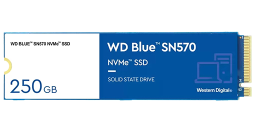 WD Blue NVME SSD 250GB SN580 WDS250G3B0C