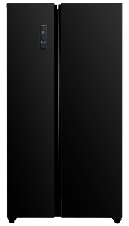 Réfrigérateur américain Exquisit SBS236040F No-Frost 291+151 l 359 kWh/an Noir