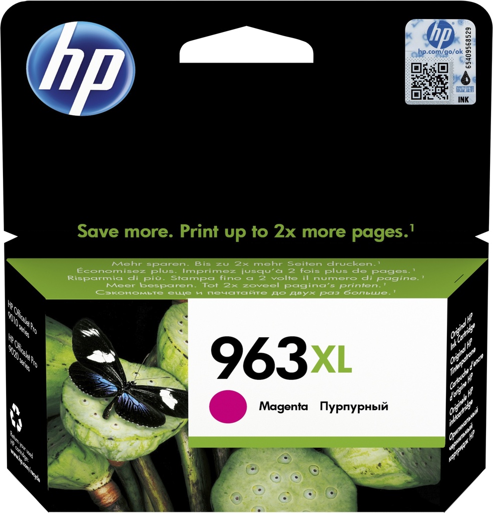 HP ink cartridge 963XL High Yield Magenta - 3JA28AE#BGX