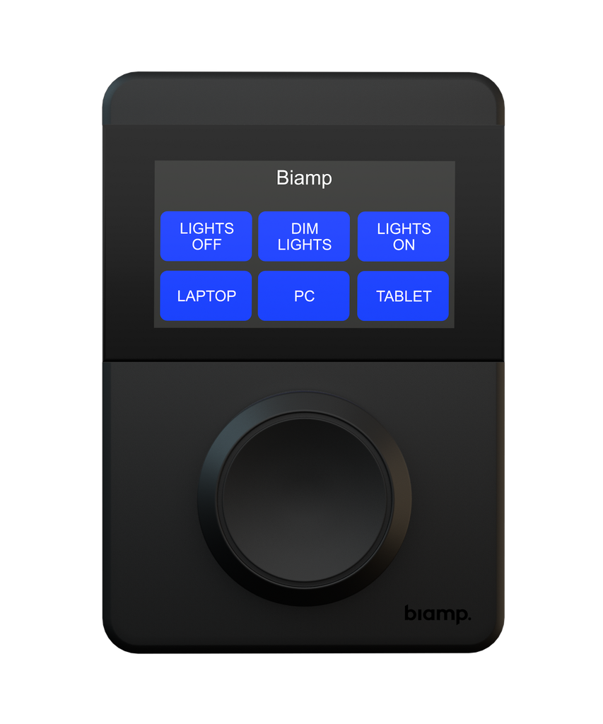 Biamp Apprimo TEC-X 1000 Tesira control panel Touchscreen Black
