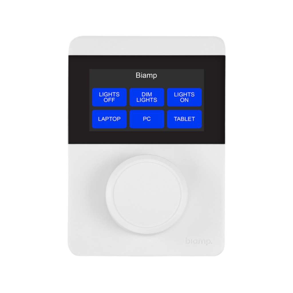 Biamp Apprimo TEC-X 1000 Tesira control panel Touchscreen White