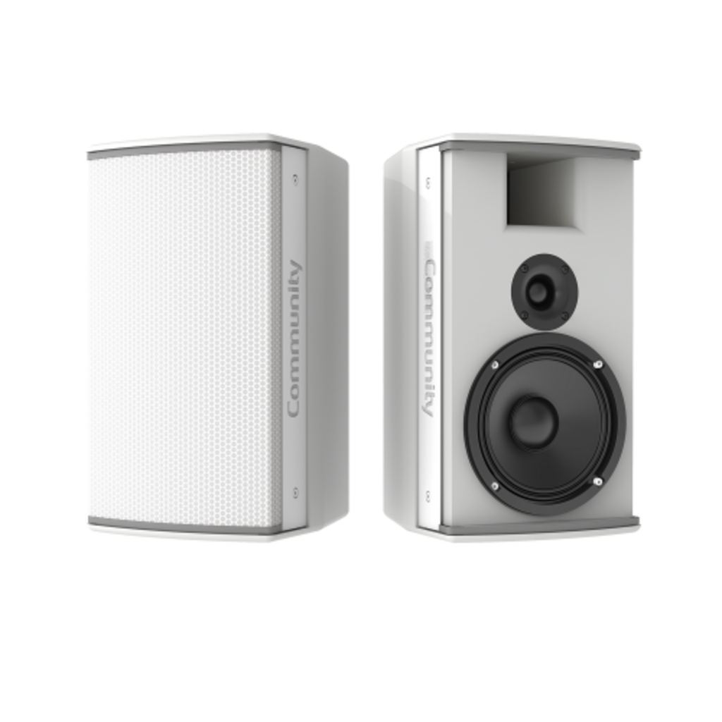 Biamp Community IC6-1082/96W Surface-mounted speaker 90x60° 8" 250W @ 8Ω White