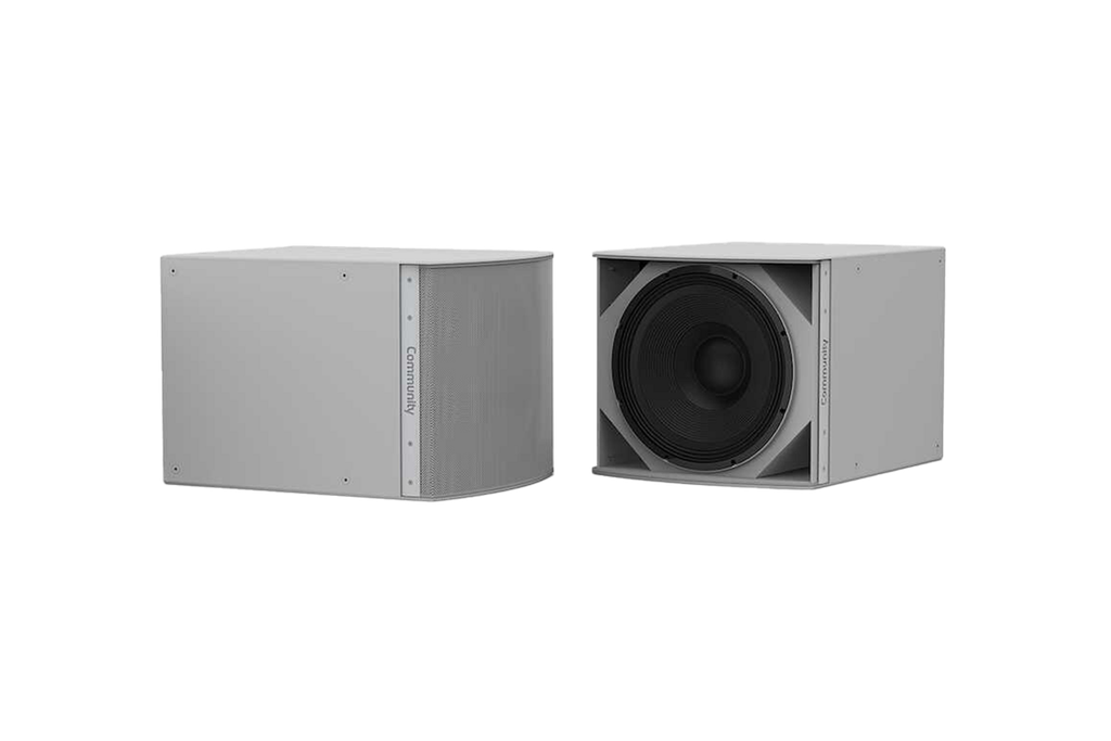 Biamp Community IS8-118W Caisson de basses haute puissance 18" 1600W @ 8Ω Blanc