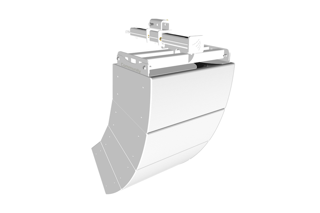 Biamp Community IV6-1122/15W Array Speaker 120x15° 12" 400W @ 16Ω White