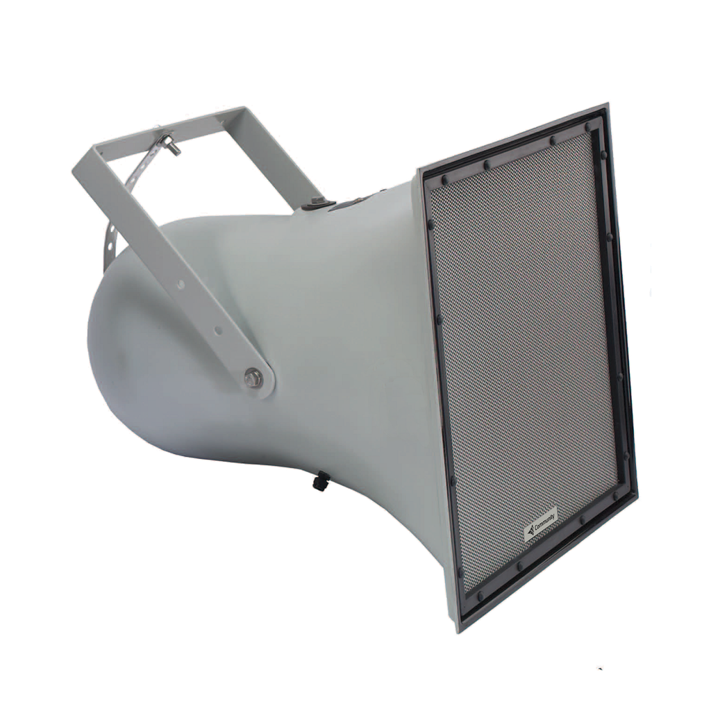 Biamp Community R1-66Z-EN Full-Range Opbouwluidspreker EN54-24 60x60° 12" 200W @ 8Ω Grijs