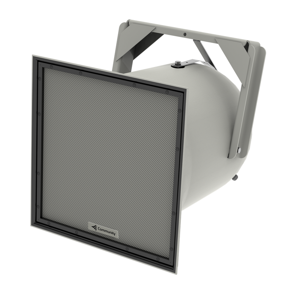 Biamp Community R2-77Z-EN Full-Range Opbouwluidspreker EN54-24 60x60° 12" 400W @ 4Ω Grijs