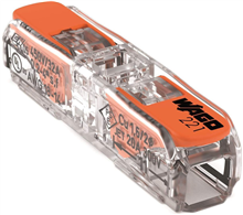 Wago inline connector 0.2 - 4 mm² voor alle kabelsoorten