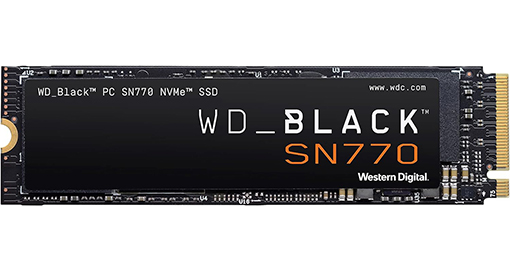 WD Black NVME SSD 250 GB SN770 - WDS250G3X0E