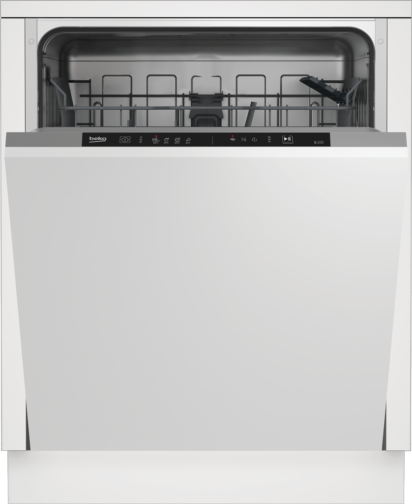 Beko DIN34320 Fully Built-in Dishwasher 13 Place Settings Gray