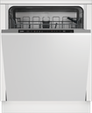 Beko DIN34320 Fully Built-in Dishwasher 13 Place Settings Gray