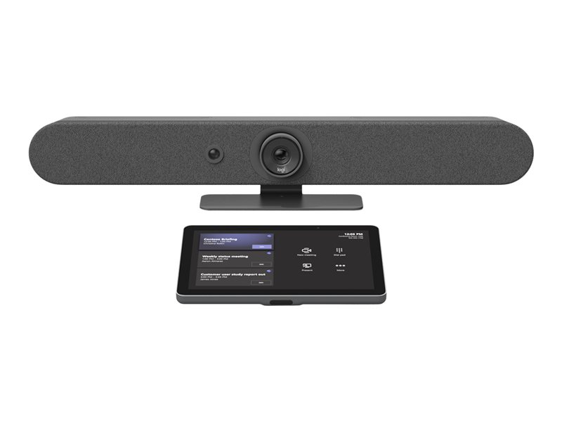 Logitech 991-000388 Small room Bundle: Rally Bar Mini + Tap IP Black