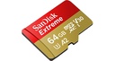 Sandisk MicroSDXC Extreme 64GB + Adapter -  SDSQXAH-064G-GN6MA