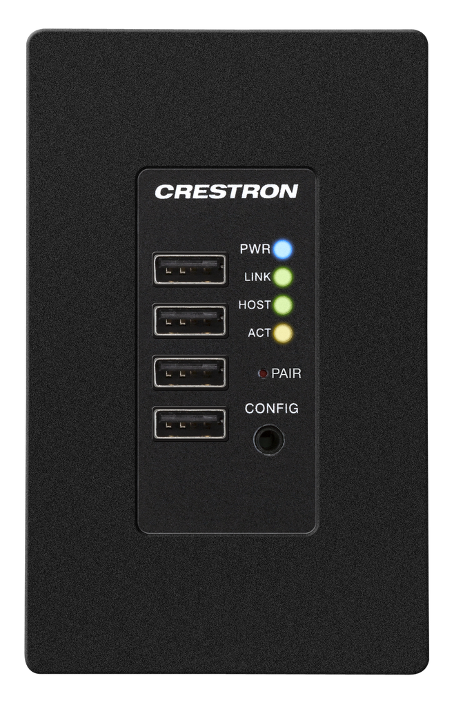 Crestron DM-NUX-R2 DM-NUX USB-eindpunt voor extern apparaat Wandpaneel Zwart