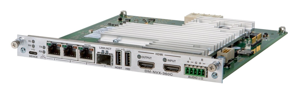 Crestron DM-NVX-360C DM NVX® 4K60 4:4:4 HDR Network AV Encoder/Decoder Card