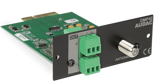 Audac - DMP42 -SourceCon™ DAB/DAB+ & FM-tunermodule    