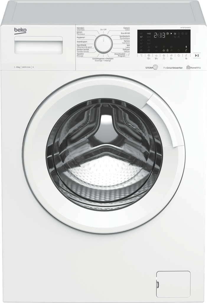 Beko WTV8716XWWST Wasmachine 8kg 1400tpm Wit