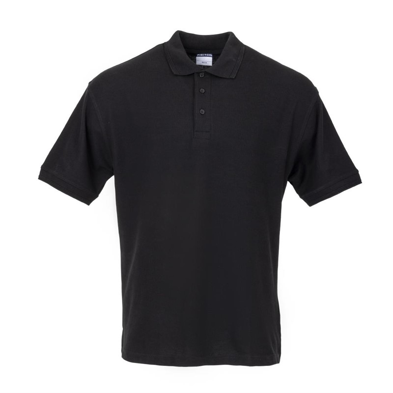 Polo Unisexe Portwest Noir M - A735-M