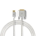 Nedis CCTB34800AL20 HDMI Kabel HDMI - DVI-D 24+1-Pins  2560x1600@60Hz Verguld 2m Zilver
